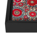Shakhrisyabz Bokhara Uzbekistan Silk Embroidery Print Framed Canvas Print Gallery Image 3