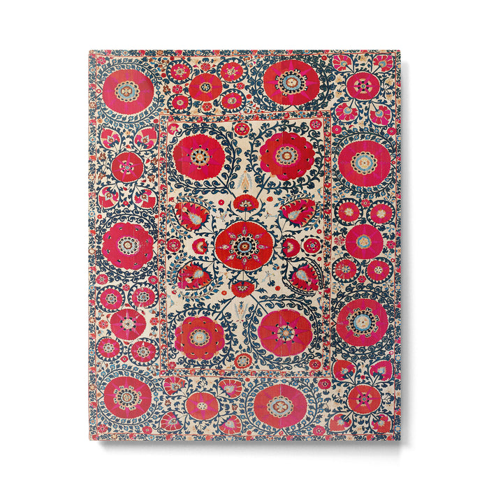 Shakhrisyabz Bokhara Uzbekistan Silk Embroidery Print Metal Print Gallery Image 1
