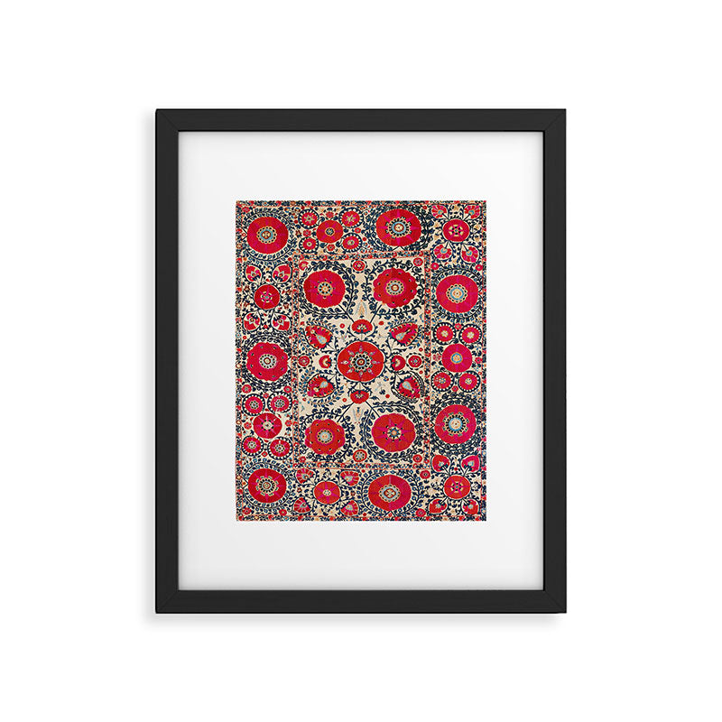 Shakhrisyabz Bokhara Uzbekistan Silk Embroidery Print Framed Art Print Gallery Image 5