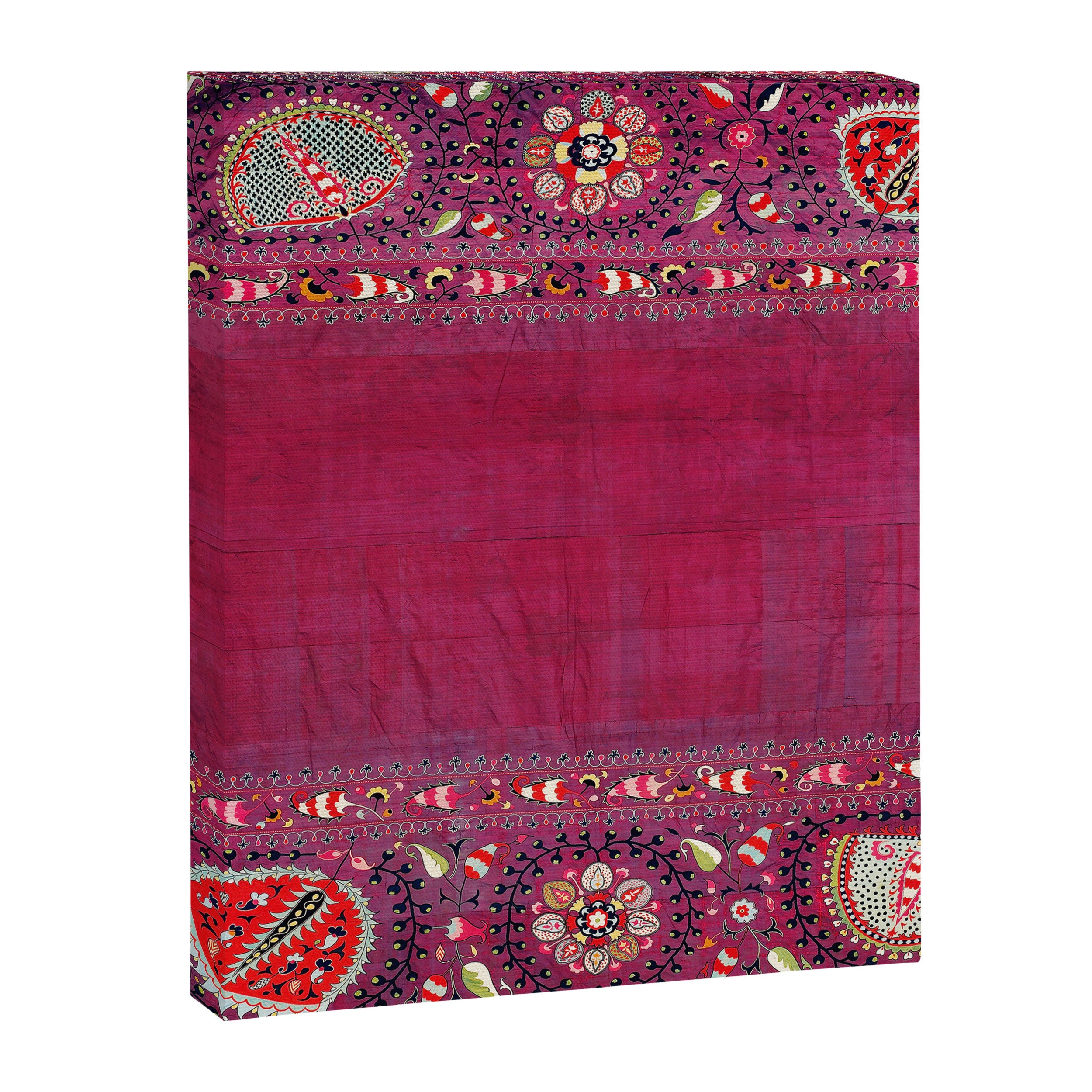 Shakhrisyabz  Southwest Uzbekistan Suzani Embroidery Print Canvas Print Gallery Image 3