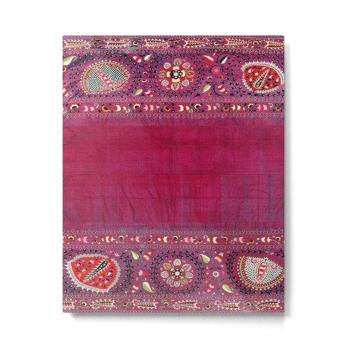 Shakhrisyabz  Southwest Uzbekistan Suzani Embroidery Print Metal Print Gallery Image 1