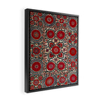 Shakhrisyabz Suzani 19th Century Uzbekistan Embroidery  Framed Canvas Print Gallery Image 2