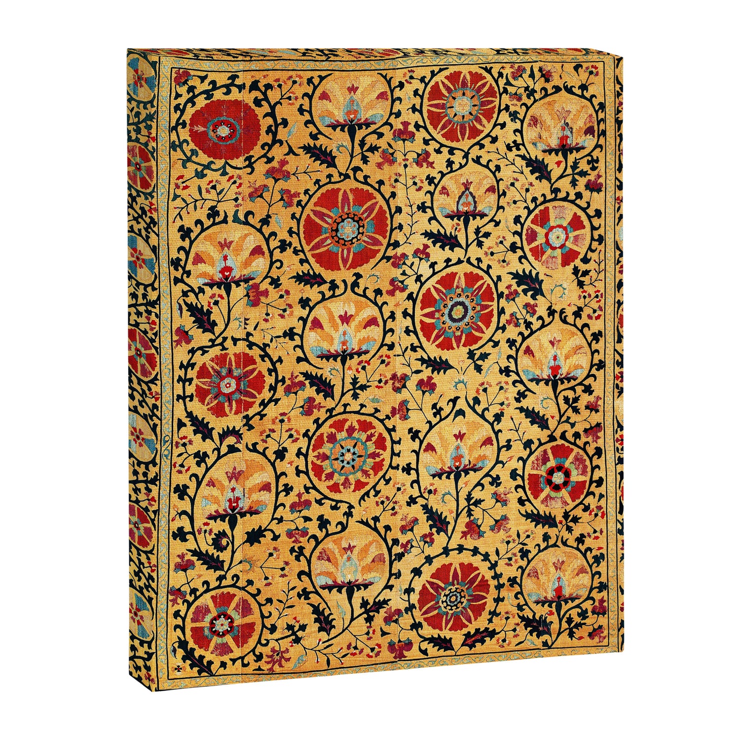 Shakhrisyabz Suzani  Antique Uzbekistan Embroidery Print Canvas Print Gallery Image 3