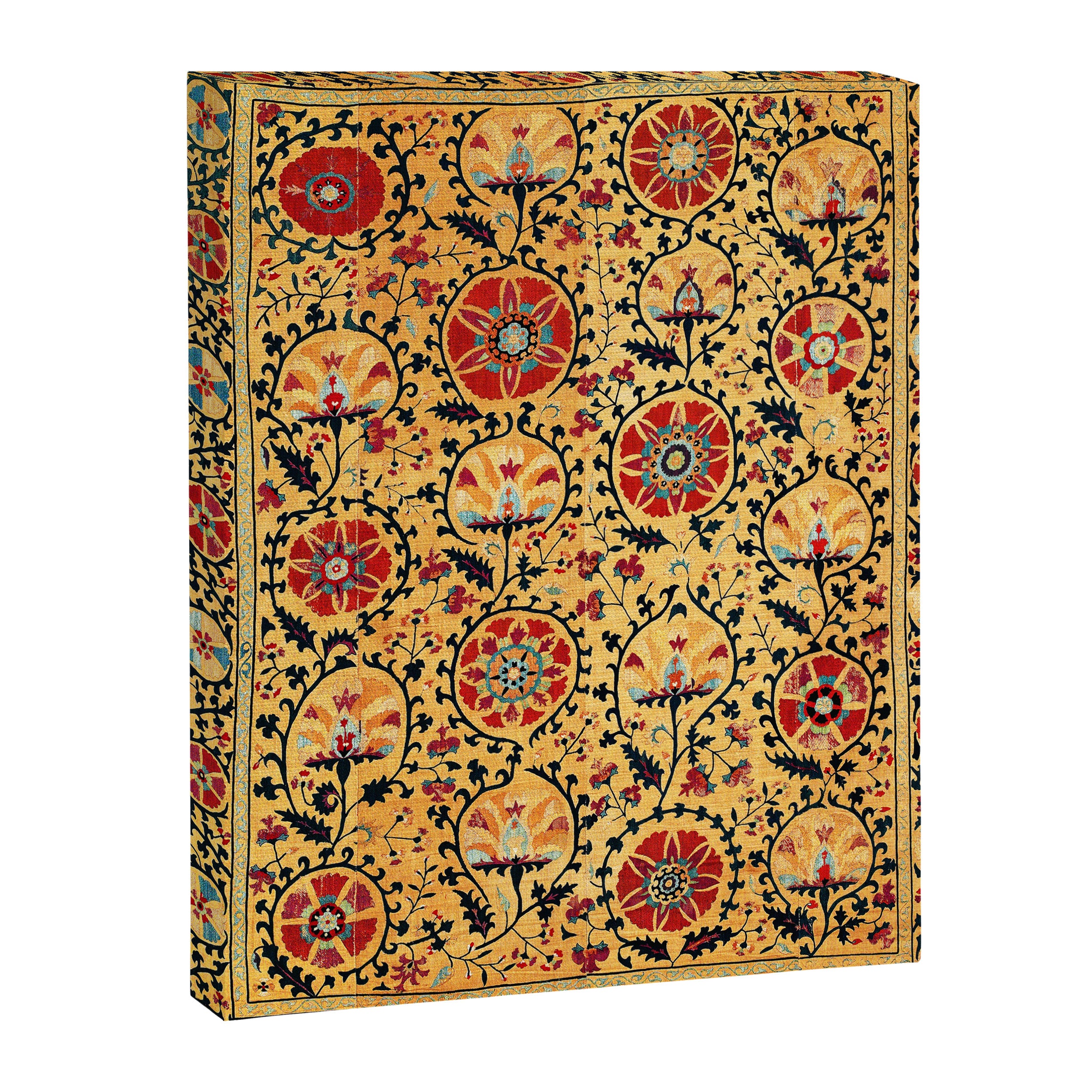 Shakhrisyabz Suzani  Antique Uzbekistan Embroidery Print Canvas Print Gallery Image 3