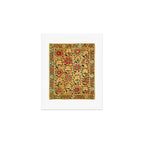 Shakhrisyabz Suzani  Antique Uzbekistan Embroidery Print Art Print Gallery Image 1