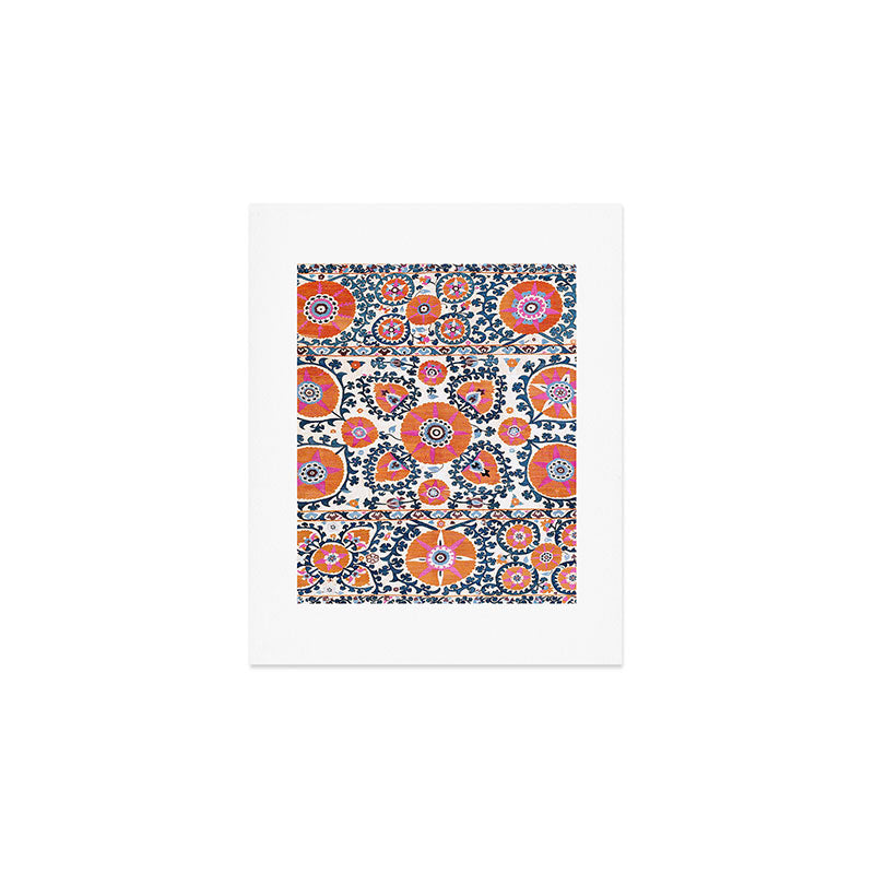 Shakhrisyabz  Suzani  Antique Uzbekistan Print Art Print Gallery Image 1