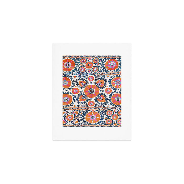Shakhrisyabz  Suzani  Antique Uzbekistan Print Art Print Gallery Image 1