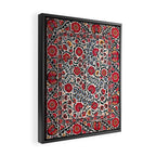 Shakhrisyabz Suzani Southwest Uzbekistan Rug Print Framed Canvas Print Gallery Image 2