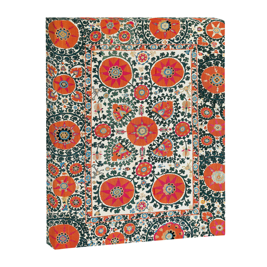 Shakhrisyabz Suzani Uzbek Embroidery Print Canvas Print Gallery Image 3