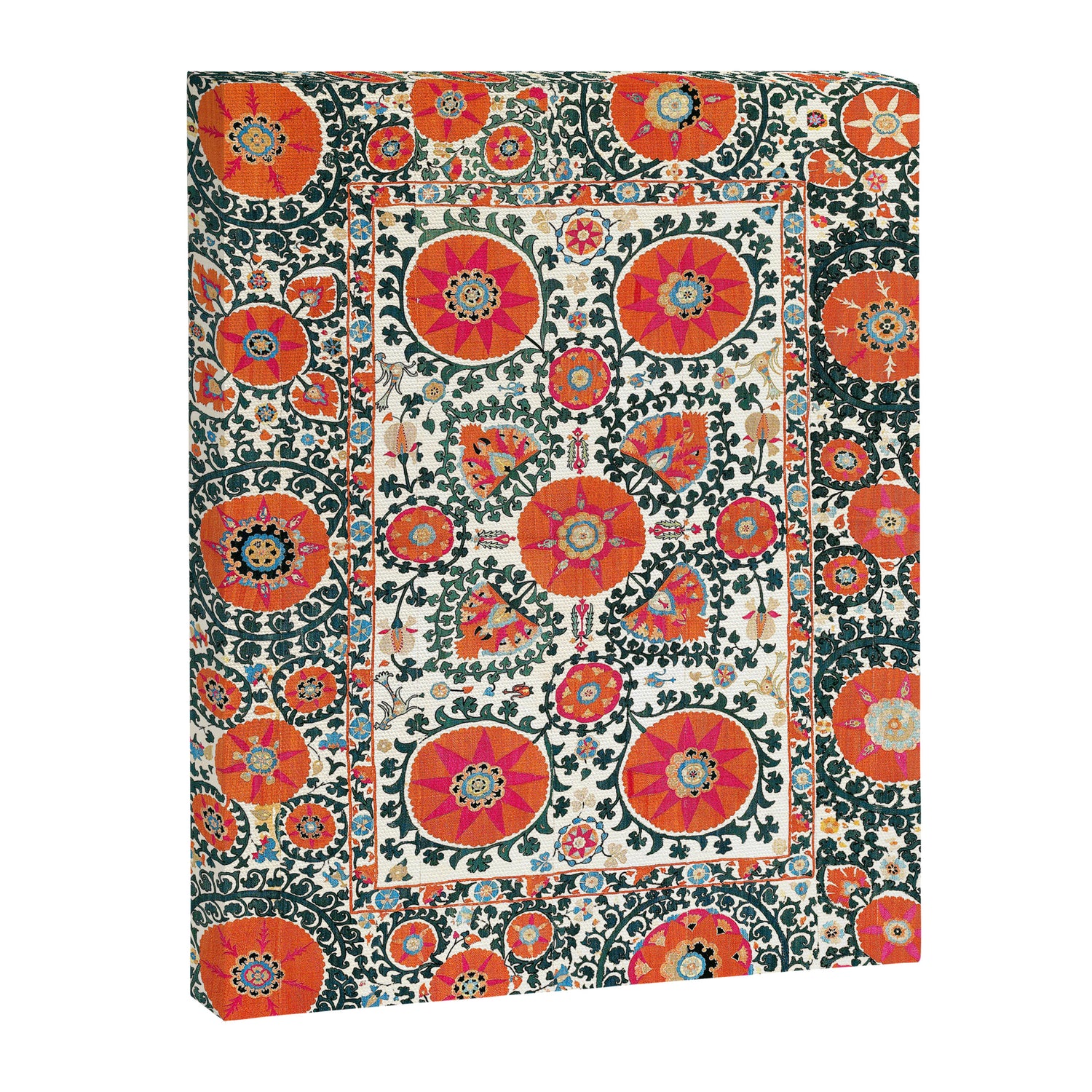Shakhrisyabz Suzani Uzbek Embroidery Print Canvas Print Gallery Image 3