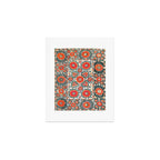 Shakhrisyabz Suzani Uzbek Embroidery Print Art Print Gallery Image 1