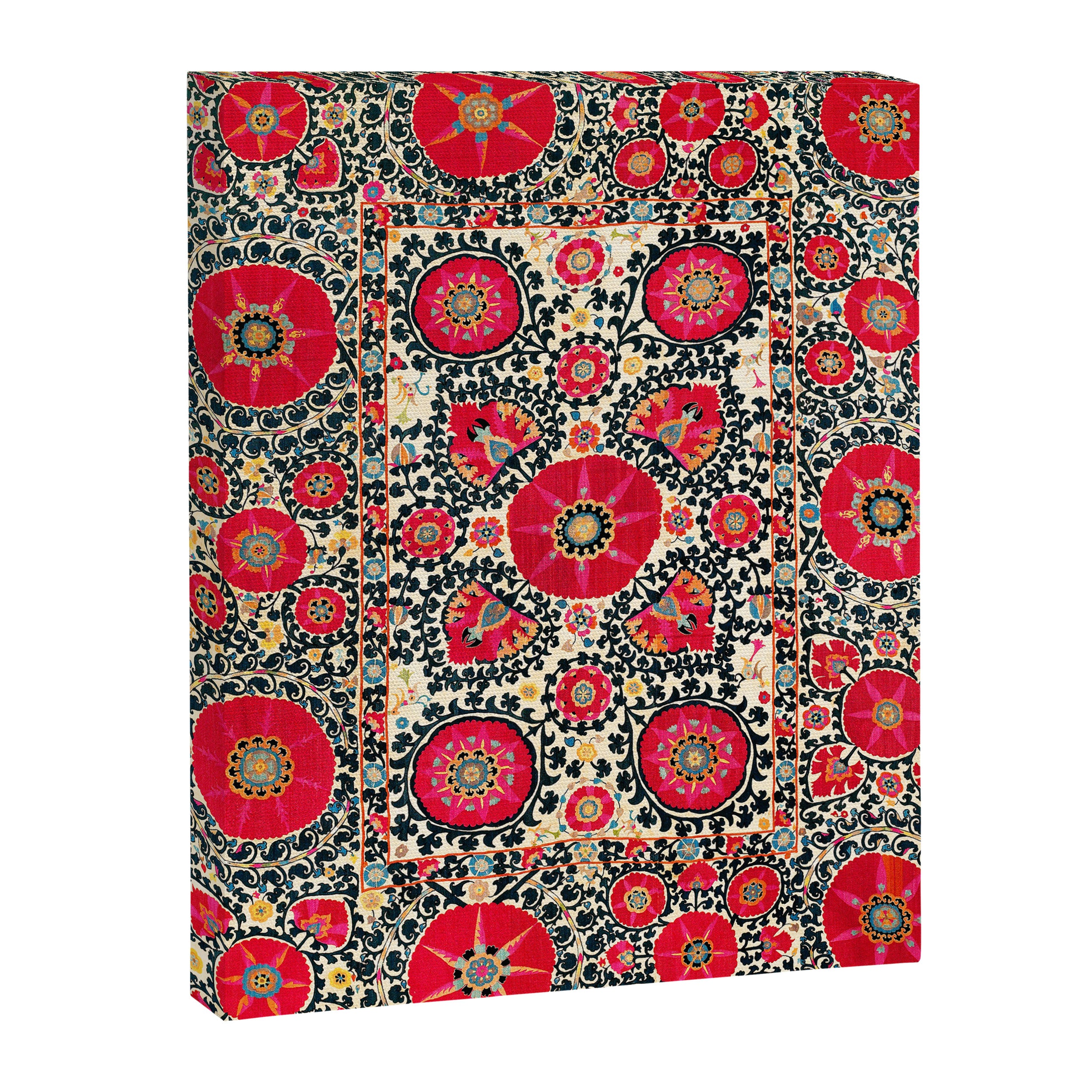 Shakhrisyabz Suzani Uzbek Embroidery Print Canvas Print Gallery Image 3
