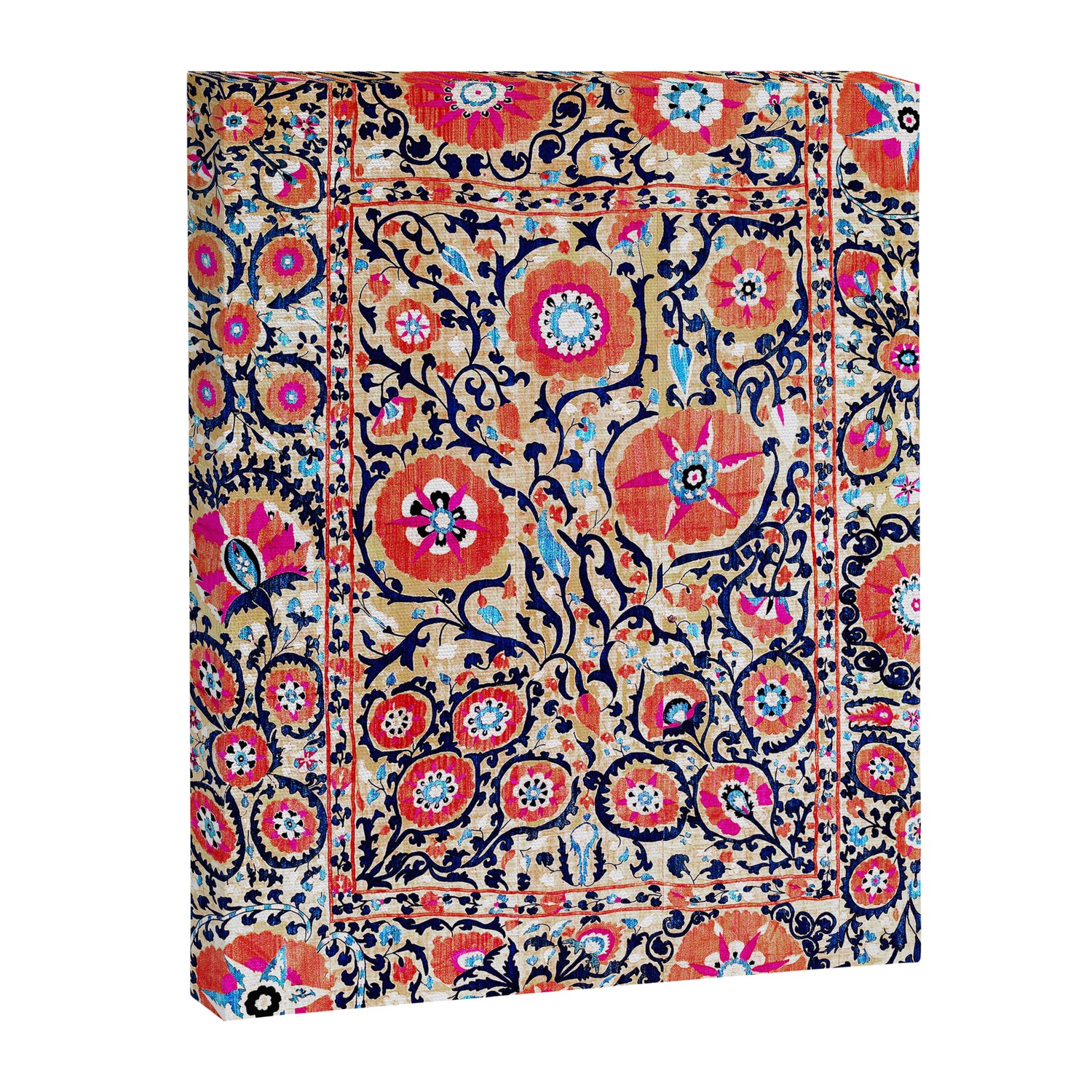 Shakhrisyabz Suzani Uzbek Embroidery Print Canvas Print Gallery Image 3