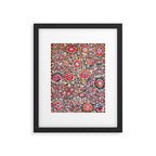 Shakhrisyabz Suzani Uzbek Embroidery Print Framed Art Print Gallery Image 5