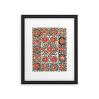 Shakhrisyabz Suzani Uzbek Embroidery Print Framed Art Print Gallery Image 5