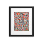 Shakhrisyabz Suzani  Uzbekistan Antique Floral Embroidery Print Framed Art Print Gallery Image 5