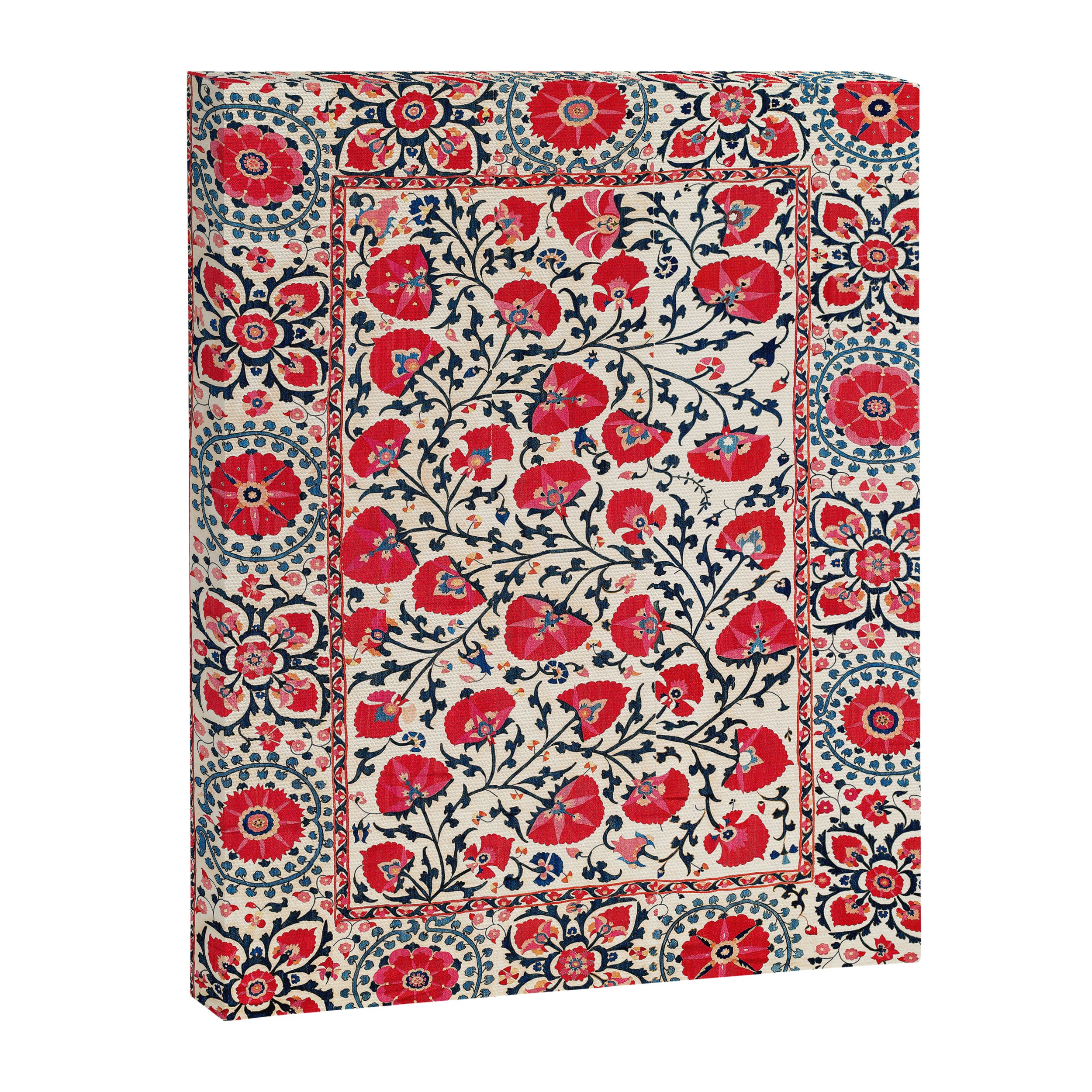 Shakhrisyabz Suzani Uzbekistan Embroidery Print Canvas Print Gallery Image 3