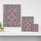 Shakhrisyabz Suzani Uzbekistan Embroidery Print Canvas Print Gallery Image 3