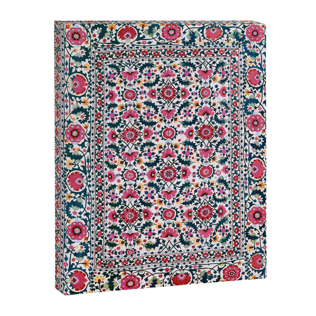 Shakhrisyabz Suzani Uzbekistan Embroidery Print Canvas Print Gallery Image 3