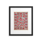 Shakhrisyabz Suzani Uzbekistan Embroidery Print Framed Art Print Gallery Image 5