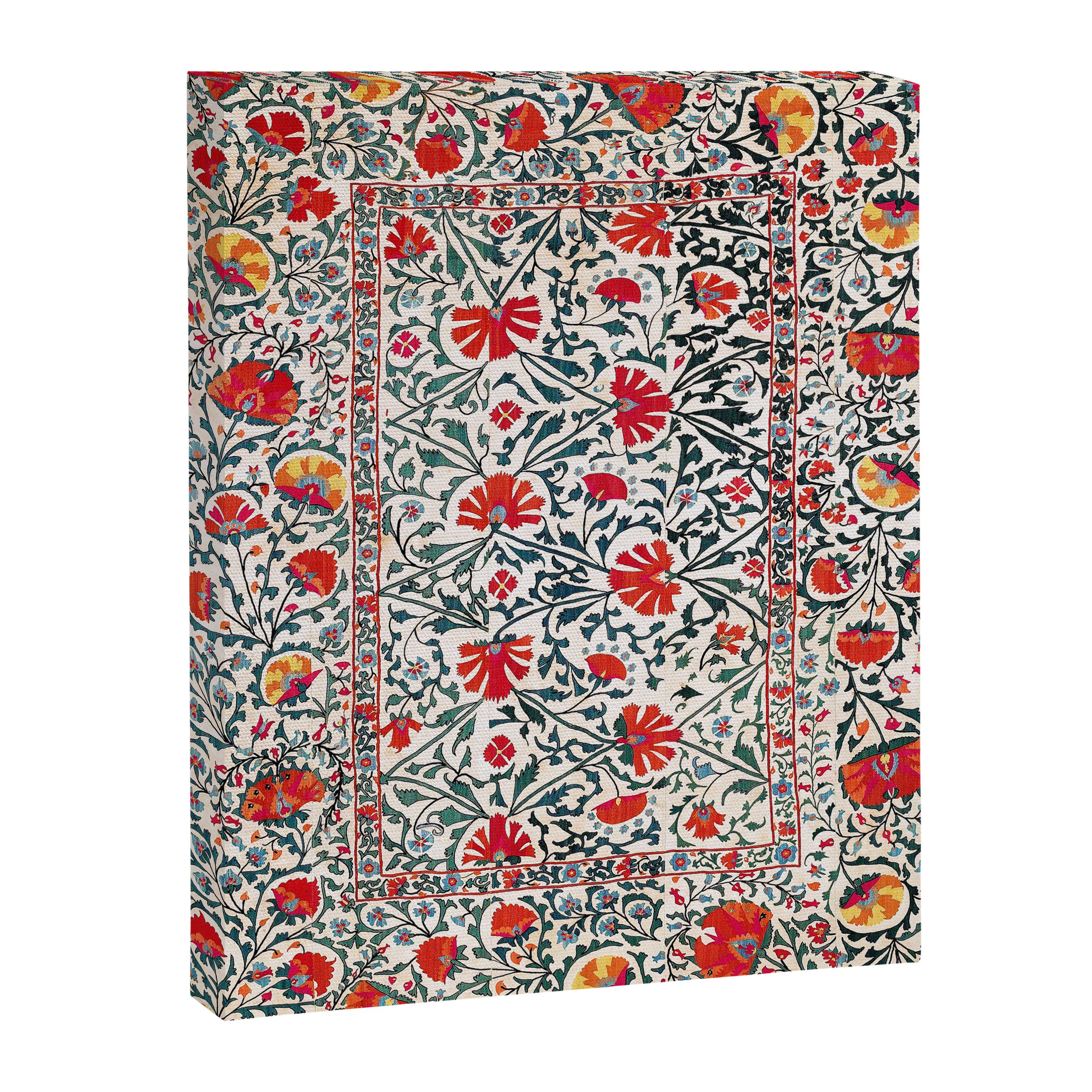 Shakhrisyabz Suzani Uzbekistan Floral Embroidery Print Canvas Print Gallery Image 3
