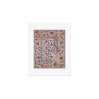 Shakhrisyabz Suzani Uzbekistan Floral Embroidery Print Art Print Gallery Image 1