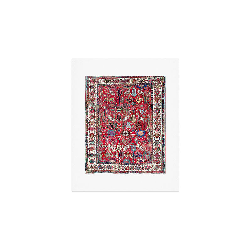 Shekarlu Qashqaâi Fars Southwest Persian Carpet Print Art Print Gallery Image 1