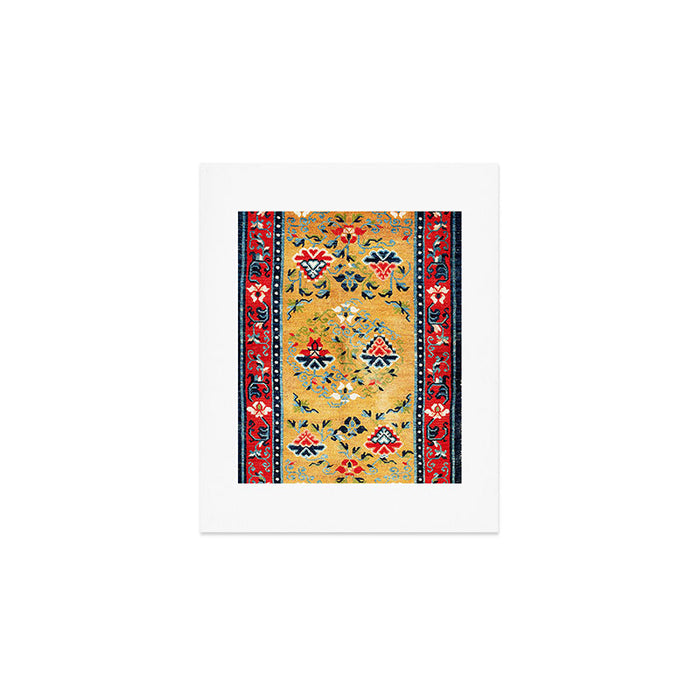 Shigatse Khaden South Tibetan Rug Print Art Print Gallery Image 1