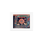 Shigatse Makden South Tibetan Buddhist Saddle Cover Print Art Print Gallery Image 1