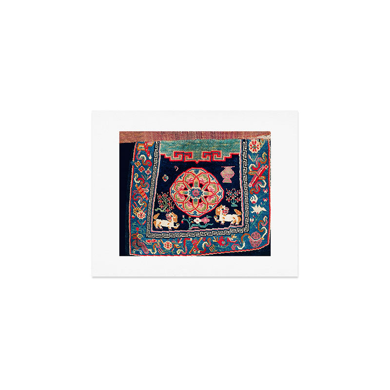 Shigatse Makden South Tibetan Buddhist Saddle Cover Print Art Print Gallery Image 1