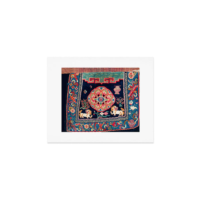 Shigatse Makden South Tibetan Buddhist Saddle Cover Print Art Print Gallery Image 1