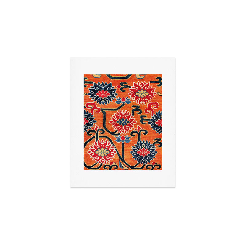 Shigatse South Tibetan Jabuye Rug Print Art Print Gallery Image 1