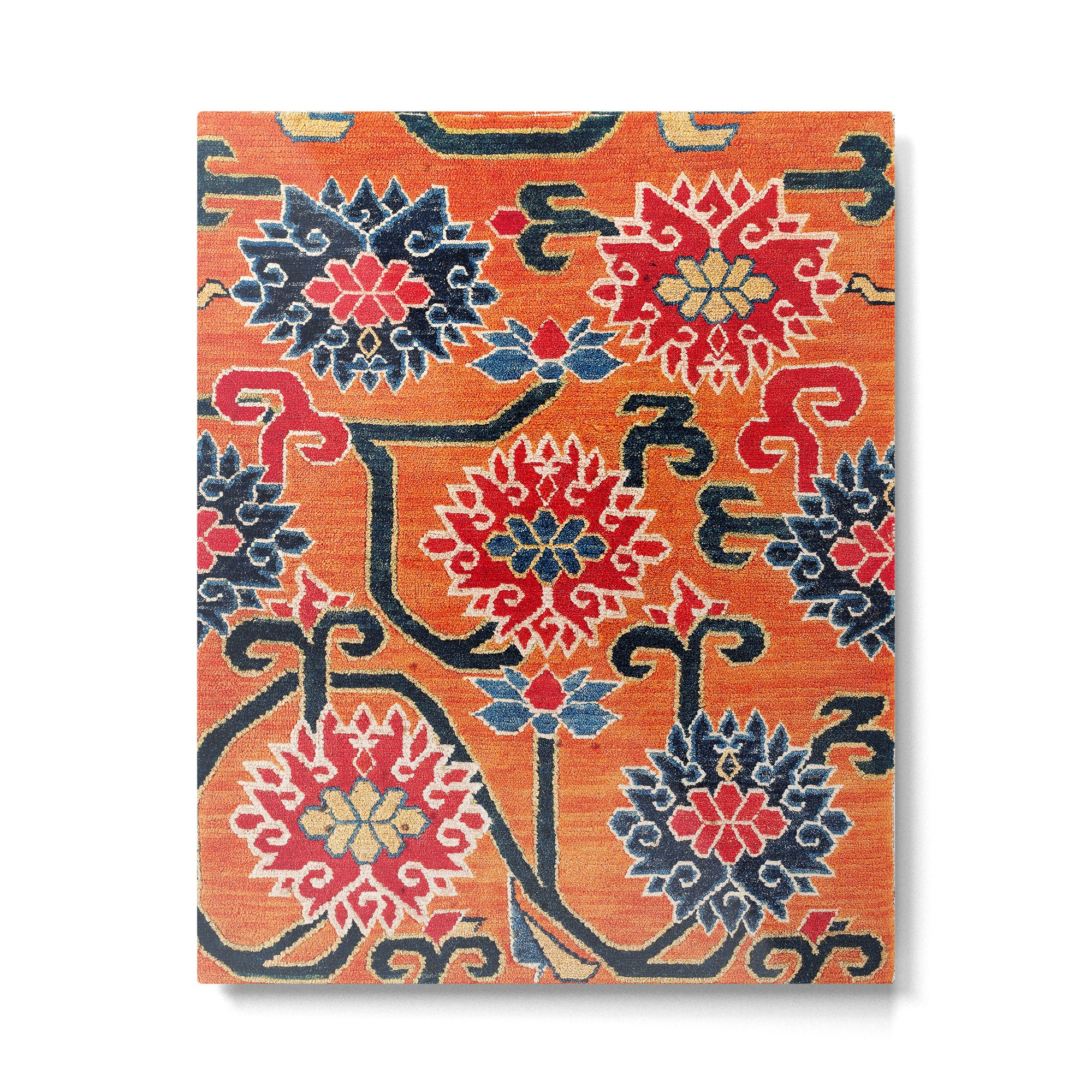 Shigatse South Tibetan Jabuye Rug Print Metal Print Gallery Image 4