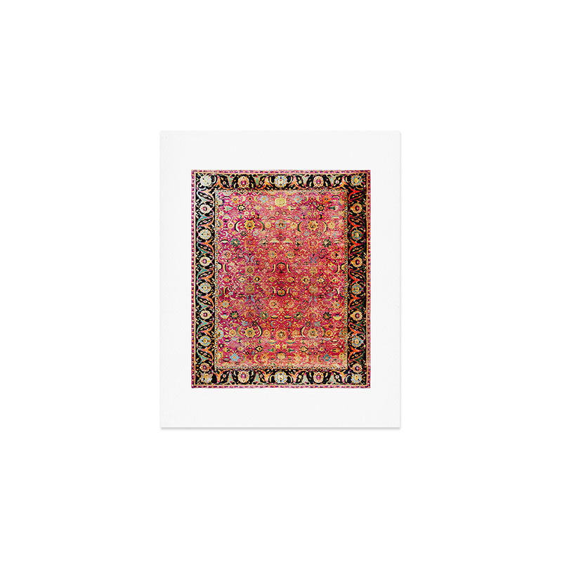 Shirvan Antique Persian Rug Print Art Print Gallery Image 1
