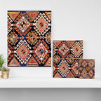 Shirvan East Caucasian Antique Rug Print Canvas Print Gallery Image 3