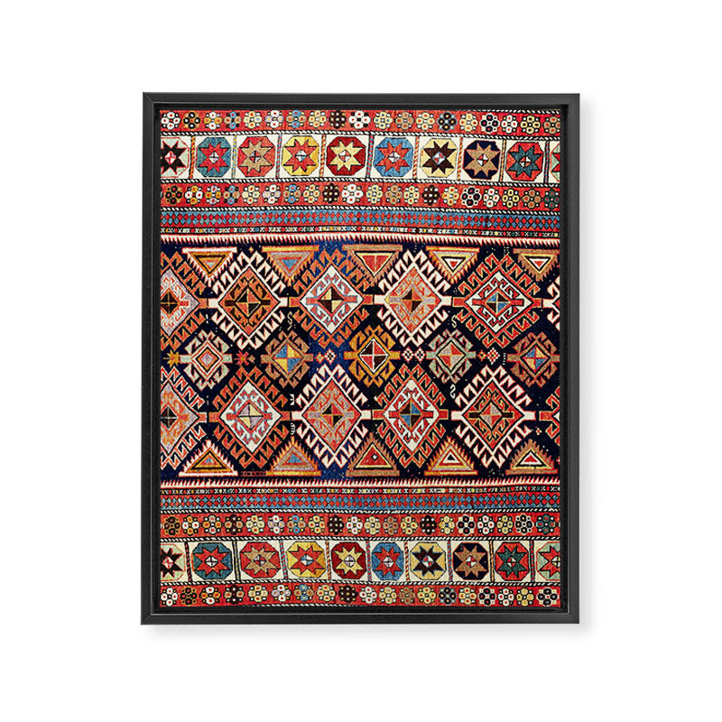 Shirvan East Caucasian Antique Rug Print Framed Canvas Print Gallery Image 3