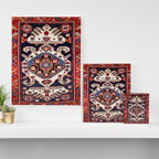 Shirvan East Caucasus Rug Print Canvas Print Gallery Image 3
