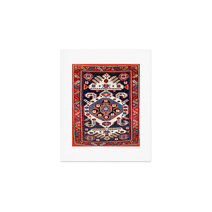 Shirvan East Caucasus Rug Print Art Print Gallery Image 1