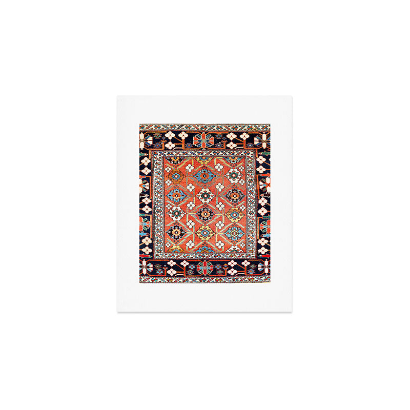 Shirvan East Caucasus Rug Print Art Print Gallery Image 1