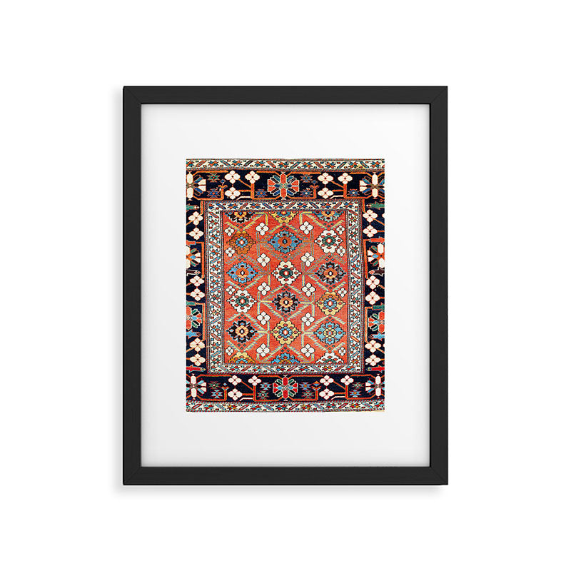 Shirvan East Caucasus Rug Print Framed Art Print Gallery Image 6