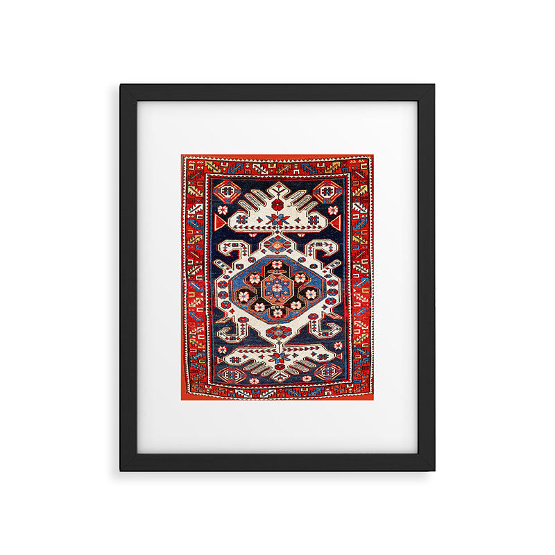 Shirvan East Caucasus Rug Print Framed Art Print Gallery Image 4
