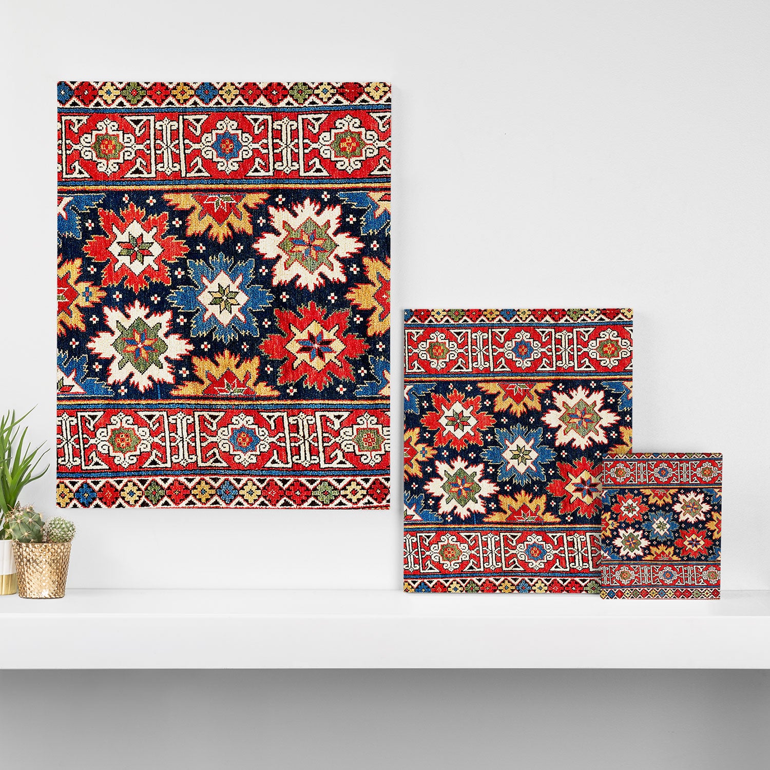 Shirvan Kuba East Caucasus Rug Print Canvas Print Gallery Image 3