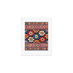 Shirvan Kuba East Caucasus Rug Print Art Print Gallery Image 1