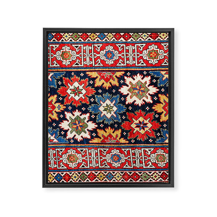 Shirvan Kuba East Caucasus Rug Print Framed Canvas Print Gallery Image 1