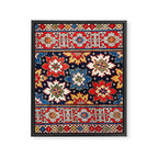Shirvan Kuba East Caucasus Rug Print Framed Canvas Print Gallery Image 3