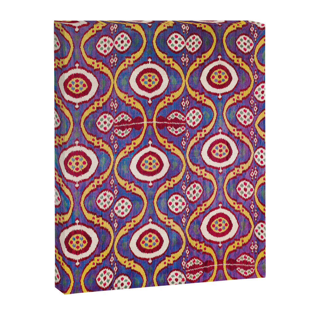 Silk Ikat Uzbekistan Parda Print Canvas Print Gallery Image 3