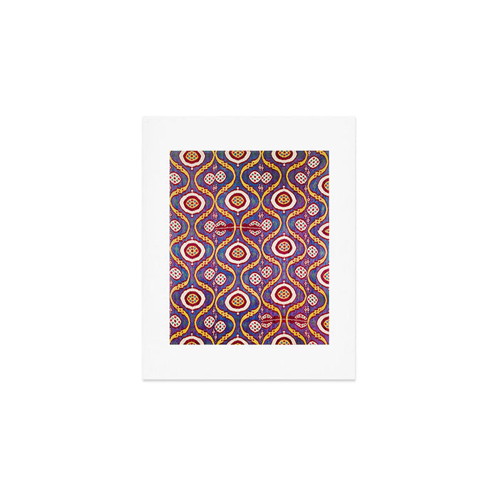 Silk Ikat Uzbekistan Parda Print Art Print Gallery Image 1