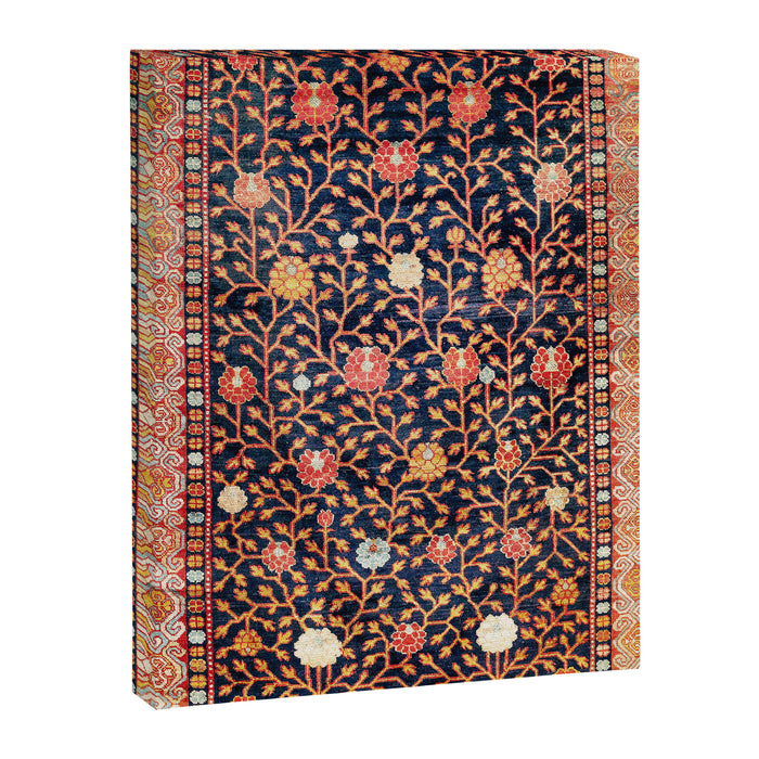 Silk Khotan East Turkestan Rug Print Canvas Print Gallery Image 1