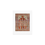 Silk Tabriz Northwest Persian Rug Print Art Print Gallery Image 1