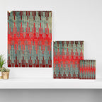 Sivas Antique Turkish Kilim Print Canvas Print Gallery Image 3